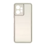 قاب پافر شفاف دور متال Xiaomi Redmi Note 12 4G - نقره ای