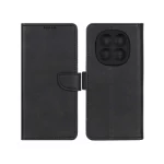 کیف چرمی موبایل مگنتی محافظ لنزدار Xiaomi Redmi Note 14 Pro 4G - مشکی