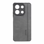 قاب طرح چرم RYOURK مدل Xiaomi Redmi Note 13 4G - خاکستری