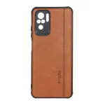 قاب طرح چرم RYOURK مدل Xiaomi Redmi Note 10 4G / Redmi Note 10S / Poco M5S - عسلی