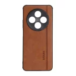 قاب طرح چرم RYOURK مدل Xiaomi Redmi 14C / Redmi A4 / Poco C75 - عسلی