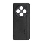 قاب طرح چرم RYOURK مدل Xiaomi Redmi 14C / Redmi A4 / Poco C75 - مشکی