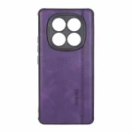 قاب طرح چرم RYOURK مدل Xiaomi Redmi Note 14 Pro 4G - بنفش