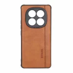 قاب طرح چرم RYOURK مدل Xiaomi Redmi Note 14 Pro 4G - عسلی