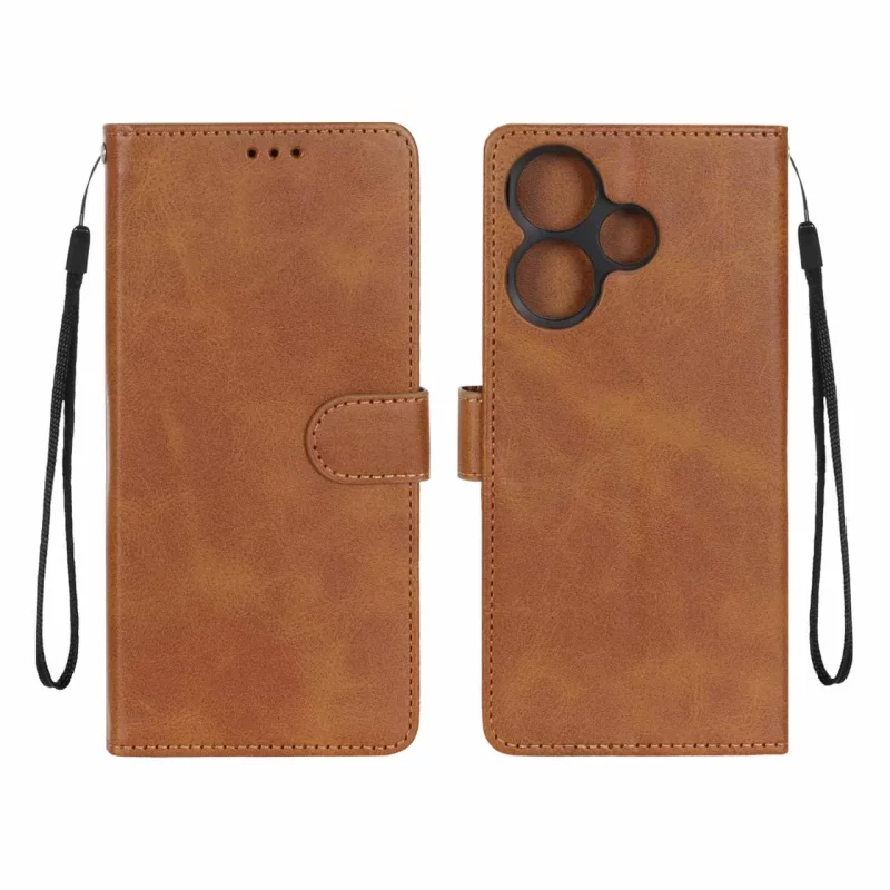 کیف موبایل مگنتی درجه یک MNC مدل Xiaomi Redmi 13X / Redmi 13 4G / Poco M6 4G - عسلی - تصویر 2