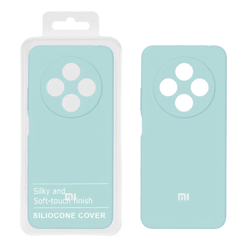 قاب سیلیکونی پاک کنی اورجینال درجه یک Xiaomi Redmi 14C / Redmi A4 / Poco C75 - سبز روشن (پک دار) - NTC - تصویر 2
