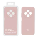 قاب سیلیکونی پاک کنی اورجینال درجه یک Xiaomi Redmi 14C / Redmi A4 / Poco C75 - کرم نارنجی (پک دار) - NTC