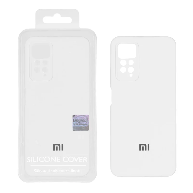 قاب سیلیکونی پاک کنی اورجینال Master Quality مدل Xiaomi Redmi Note 12 Pro 4G / Redmi Note 11 Pro - سفید (پک دار) - تصویر 2