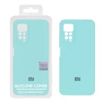 قاب سیلیکونی پاک کنی اورجینال Master Quality مدل Xiaomi Redmi Note 12 Pro 4G / Redmi Note 11 Pro - سبز آبی (پک دار)