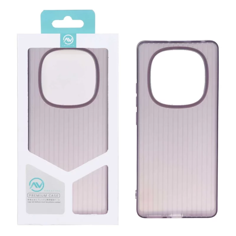 قاب Line Case ژله ای Xiaomi Redmi Note 14 Pro 4G - بنفش (پک دار) - تصویر 2
