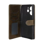 کیف موبایل مگنتی درجه یک MNC مدل Xiaomi Redmi Note 14 4G - سبز زیتونی - تصویر 3