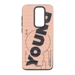 قاب Youngkit مورب Xiaomi Redmi Note 8 Pro - کرم نارنجی
