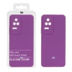 قاب سیلیکونی پاک کنی اورجینال درجه یک Xiaomi Poco F4 / K30S - ارغوانی (پک دار)