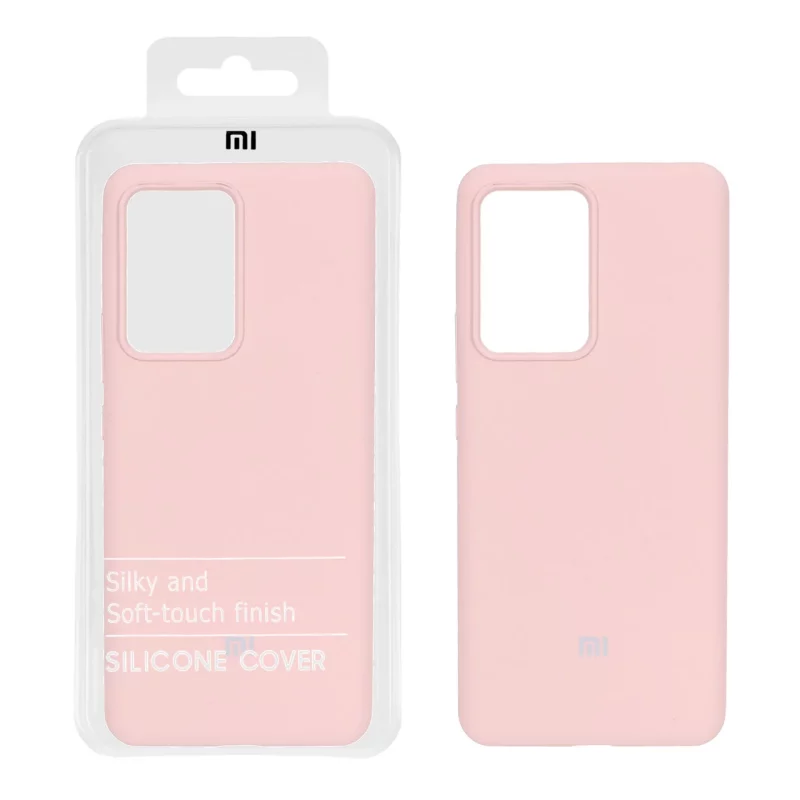 قاب سیلیکونی پاک کنی اورجینال درجه یک Xiaomi Mi 13 Lite - کرم نارنجی (پک دار) - تصویر 2