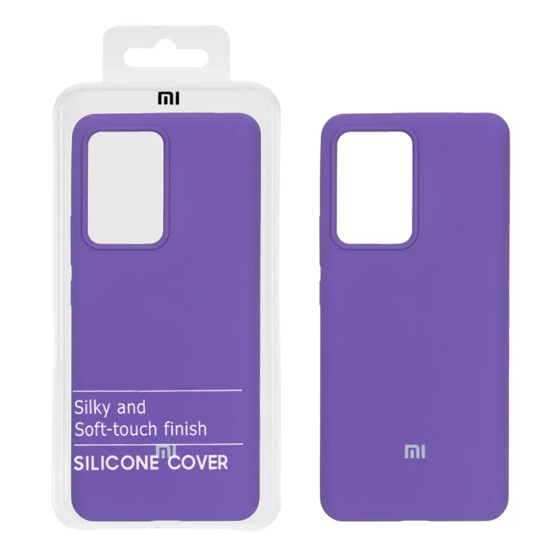 قاب سیلیکونی پاک کنی اورجینال درجه یک Xiaomi Mi 13 Lite - بنفش (پک دار) - تصویر 2