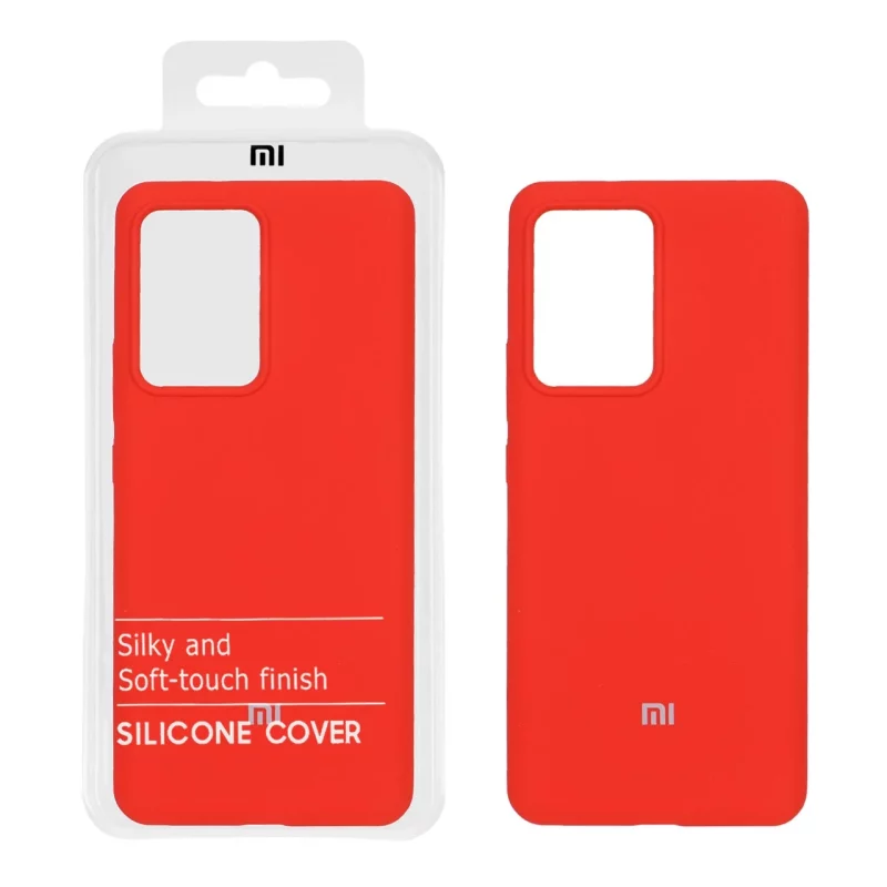 قاب سیلیکونی پاک کنی اورجینال درجه یک Xiaomi Mi 13 Lite - قرمز (پک دار) - تصویر 2