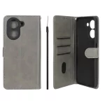 کیف موبایل مگنتی Crystal داخل مخمل Xiaomi Redmi A5 / Poco C71 - طوسی