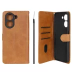 کیف موبایل مگنتی Crystal داخل مخمل Xiaomi Redmi A5 / Poco C71 - عسلی