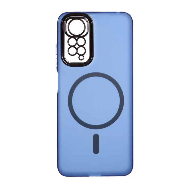 قاب Life Time مات طرح مگ سیف Xiaomi Redmi Note 11 4G / Redmi Note 11S - آبی - تصویر 2