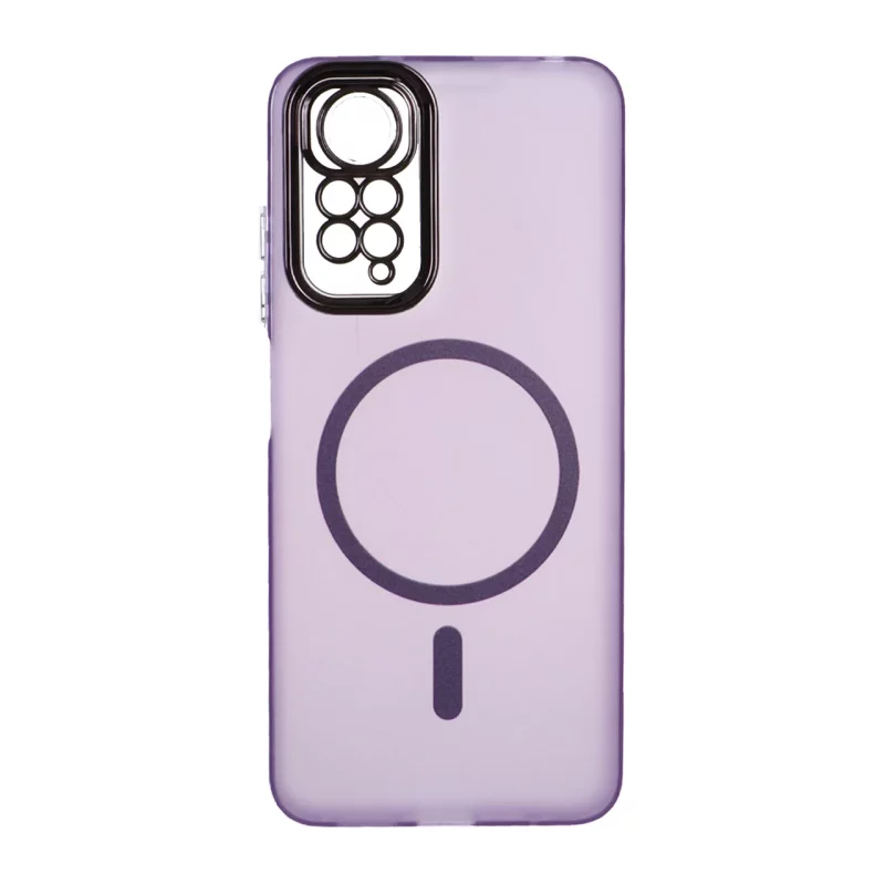 قاب Life Time مات طرح مگ سیف Xiaomi Redmi Note 11 4G / Redmi Note 11S - بنفش - تصویر 2