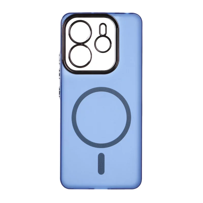 قاب Life Time مات طرح مگ سیف Xiaomi Redmi Note 14 4G - آبی - تصویر 2