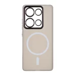 قاب Life Time مات طرح مگ سیف Xiaomi Redmi Note 14S / Note 13 Pro 4G / Poco M6 Pro 4G - کرم