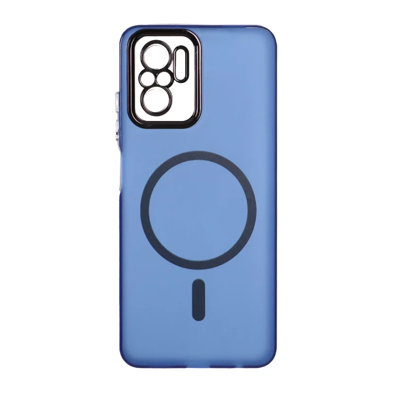 قاب Life Time مات طرح مگ سیف Xiaomi Redmi Note 10 4G / Redmi Note 10S / Poco M5S - آبی - تصویر 2