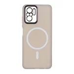 قاب Life Time مات طرح مگ سیف Xiaomi Redmi Note 10 4G / Redmi Note 10S / Poco M5S - کرم
