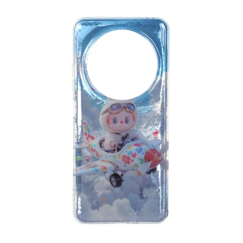 قاب اطلسی Labubu دور ژله ای Xiaomi Redmi 14C / Redmi A4 / Poco C75 - طرح 22 - تصویر 2