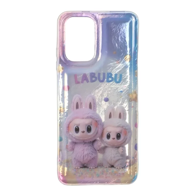 قاب اطلسی Labubu دور ژله ای Xiaomi Redmi Note 10 4G / Redmi Note 10S / Poco M5S - طرح 225 - تصویر 2