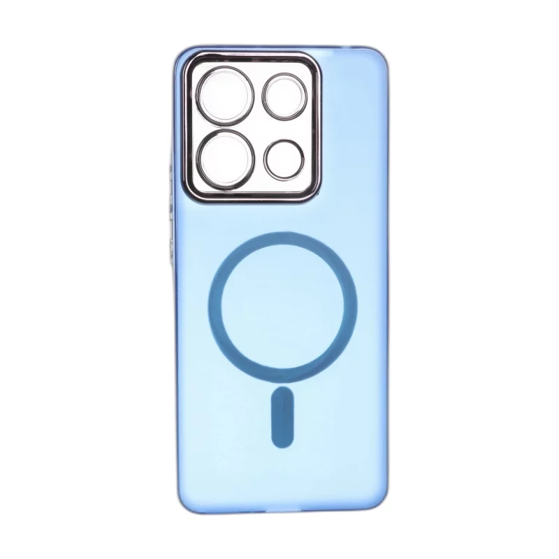 قاب Life Time مات طرح مگ سیف Xiaomi Redmi Note 13 4G - آبی - تصویر 2