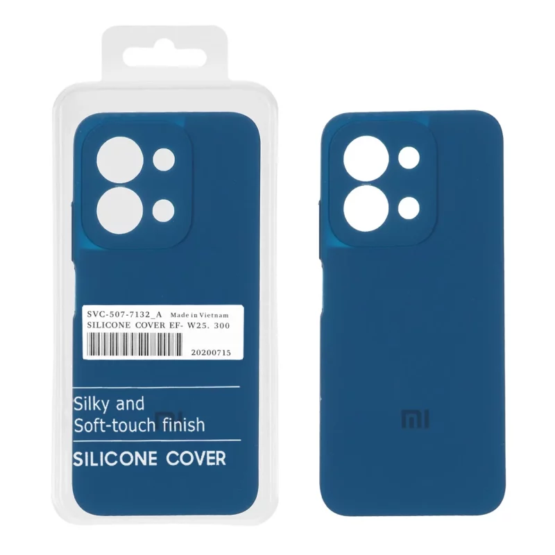 قاب سیلیکونی پاک کنی اورجینال Master Quality مدل Xiaomi Redmi 15C / Poco C85 - آبی کاربنی (پک دار) - تصویر 2