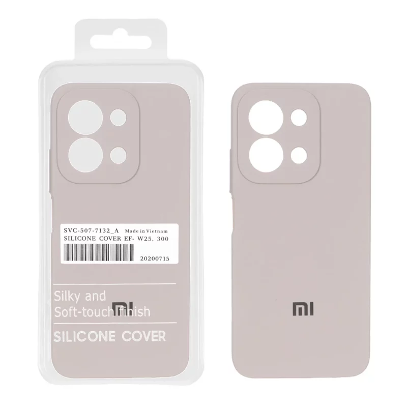 قاب سیلیکونی پاک کنی اورجینال Master Quality مدل Xiaomi Redmi 15C / Poco C85 - خاکی (پک دار) - تصویر 2