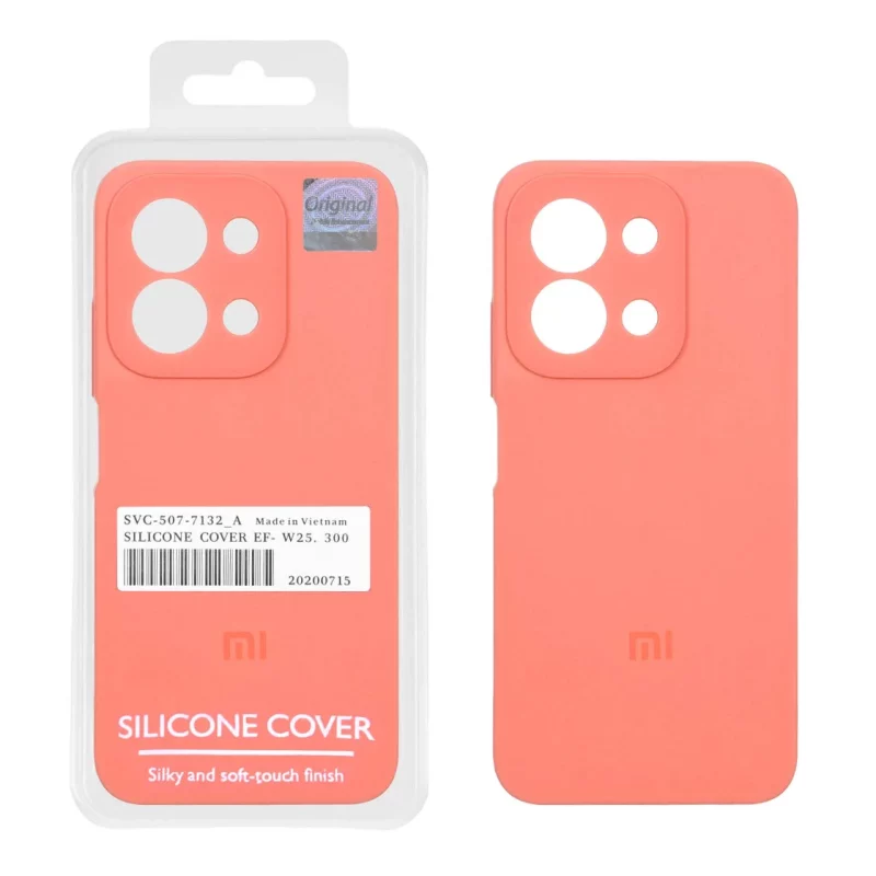 قاب سیلیکونی پاک کنی اورجینال Master Quality مدل Xiaomi Redmi 15C / Poco C85 - مرجانی (پک دار) - تصویر 2
