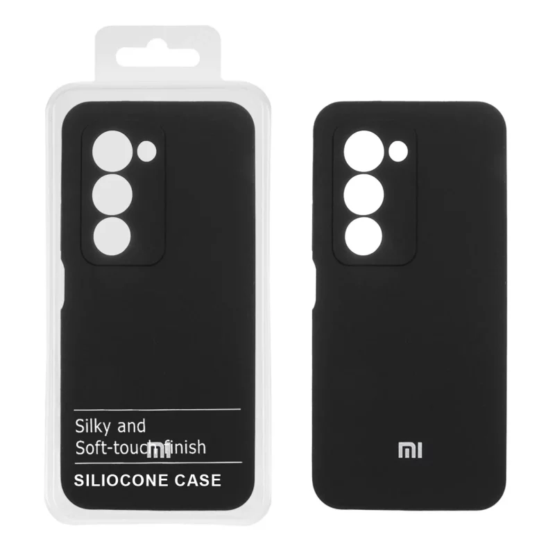 قاب سیلیکونی پاک کنی اورجینال درجه یک Xiaomi Redmi 15 4G - مشکی (پک دار) - تصویر 2