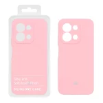 قاب سیلیکونی پاک کنی اورجینال درجه یک Xiaomi Redmi 15C / Poco C85 - صورتی (پک دار)