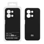 قاب سیلیکونی پاک کنی اورجینال درجه یک Xiaomi Redmi 15C / Poco C85 - مشکی (پک دار)