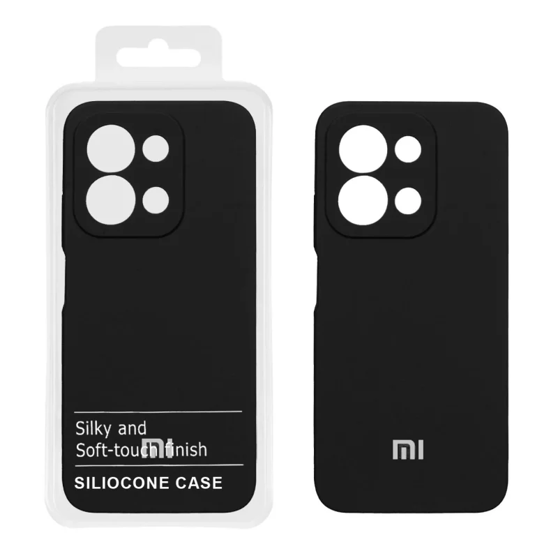 قاب سیلیکونی پاک کنی اورجینال درجه یک Xiaomi Redmi 15C / Poco C85 - مشکی (پک دار) - تصویر 2