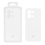 قاب سیلیکونی پاک کنی اورجینال درجه یک Xiaomi Redmi 15C / Poco C85 - سفید (پک دار)