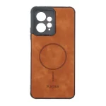 قاب جیر Kajsa طرح مگ سیف MNC مدل Xiaomi Redmi Note 12 4G - قهوه ای روشن