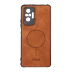 قاب جیر Kajsa طرح مگ سیف MNC مدل Xiaomi Redmi Note 10 Pro 4G / Redmi Note 10 Pro Max - قهوه ای روشن