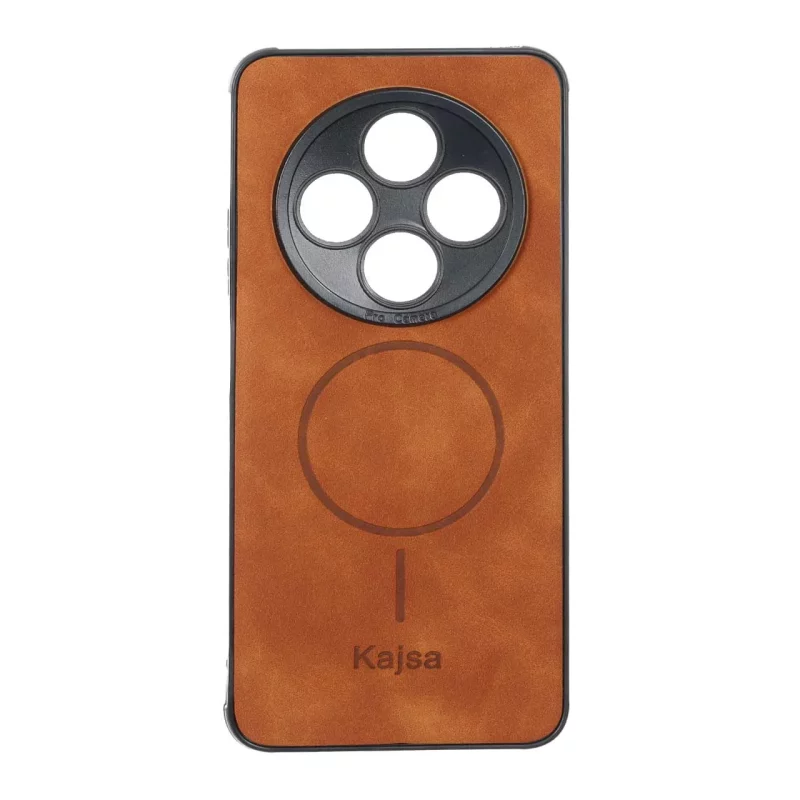 قاب جیر Kajsa طرح مگ سیف MNC مدل Xiaomi Redmi 14C / Redmi A4 / Poco C75 - قهوه ای روشن - تصویر 2