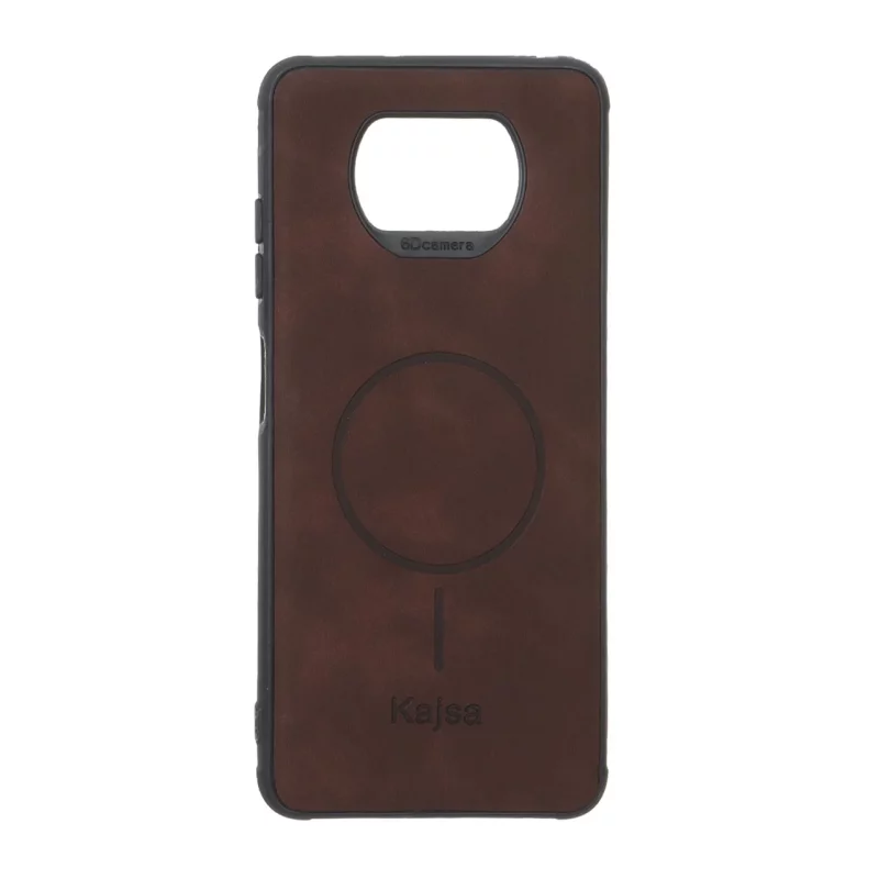 قاب جیر Kajsa طرح مگ سیف MNC مدل Xiaomi Poco X3 / Poco X3 Pro / Poco X3 NFC - قهوه ای - تصویر 2