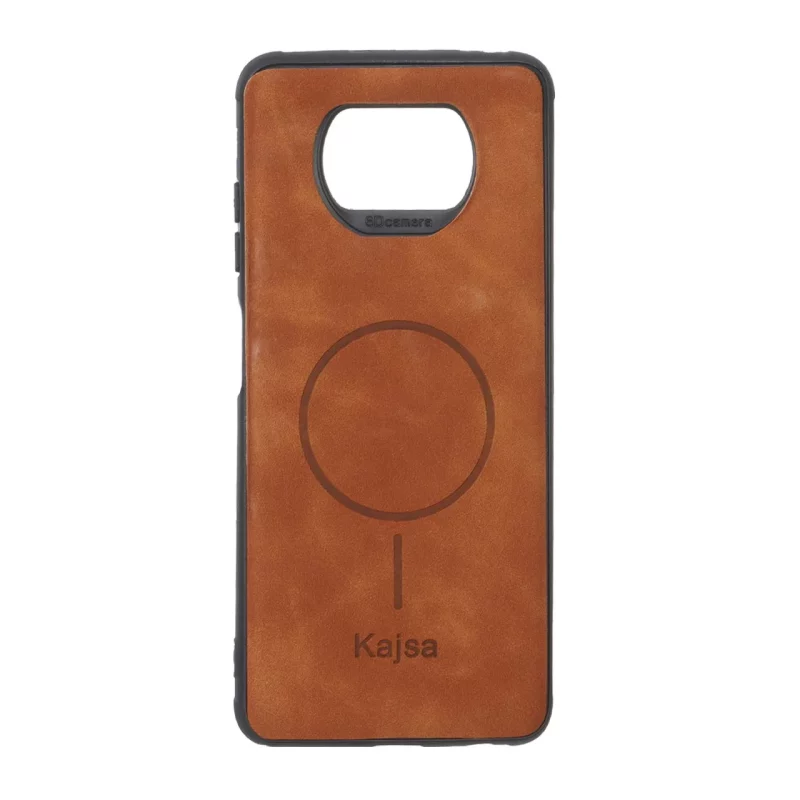 قاب جیر Kajsa طرح مگ سیف MNC مدل Xiaomi Poco X3 / Poco X3 Pro / Poco X3 NFC - قهوه ای روشن - تصویر 2