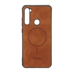 قاب جیر Kajsa طرح مگ سیف MNC مدل Xiaomi Redmi Note 8 - قهوه ای روشن