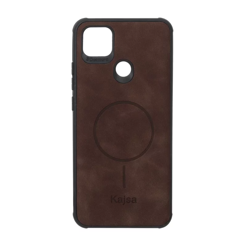قاب جیر Kajsa طرح مگ سیف MNC مدل Xiaomi Redmi 10A / Redmi 9C / Poco C31 - قهوه ای - تصویر 2
