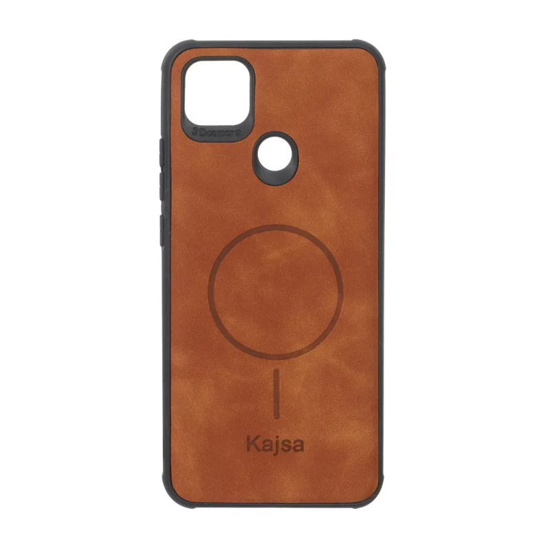 قاب جیر Kajsa طرح مگ سیف MNC مدل Xiaomi Redmi 10A / Redmi 9C / Poco C31 - قهوه ای روشن - تصویر 2