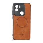 قاب جیر Kajsa طرح مگ سیف MNC مدل Xiaomi Redmi A1 Plus / Redmi A2 Plus - قهوه ای روشن