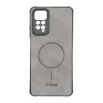 قاب جیر Kajsa طرح مگ سیف MNC مدل Xiaomi Redmi Note 12 Pro 4G / Redmi Note 11 Pro - طوسی