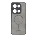 قاب جیر Kajsa طرح مگ سیف MNC مدل Xiaomi Redmi Note 14S / Note 13 Pro 4G / Poco M6 Pro 4G - طوسی